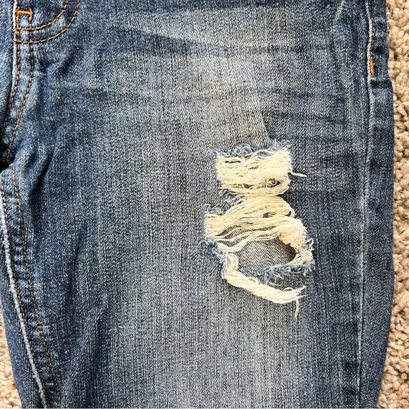 eunina women’s low rise distressed skinny jeans - Picture 4 of 6